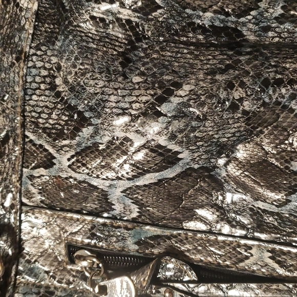 GENNA de Rossi XLarge purse‎ snake skin - Picture 3 of 16
